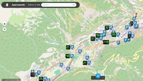 donde aparcar en andorra la vella barato