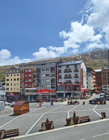 donde aparcar gratis en Andorra